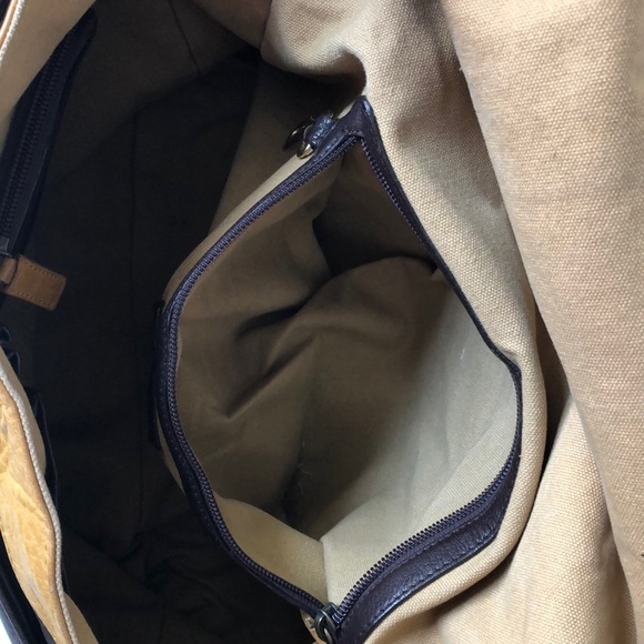 Cole Haan Leather Messenger Bag - Picture 6 of 12